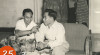 Foto: saat Pameran Berdirinya Taman Siswa ke-30 Tahun : Kepala Sekolah Taman Siswa, Said (kanan) sedang diwawancarai Sunarto dari Radio Republik Indonesia di Jalan Garuda.25 Juni 1952.